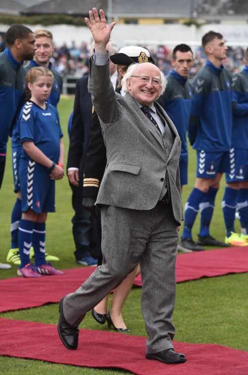 President attends the EA Sports Cup Final 2016
